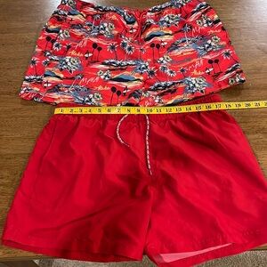 Two pairs Primark large  shorts/swim trunks